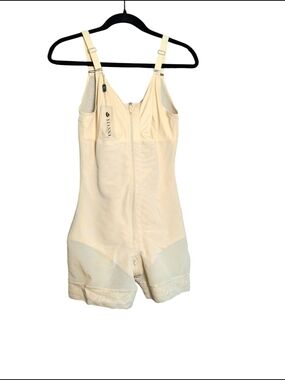 Cream Shapewear Bodysuit - Adjustable Straps Yianna